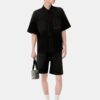 AMIRI 3D SHORT SLEEVE SNAP SHIRT