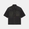 AMIRI 3D SHORT SLEEVE SNAP SHIRT
