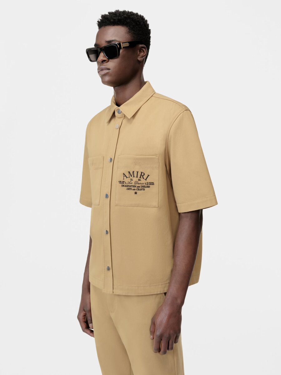AMIRI ARTS DISTRICT CAMP SHIRT