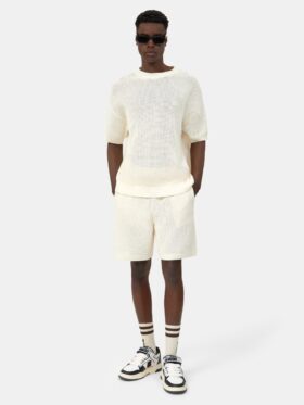 AMIRI CROCHET MESH TSHIRT