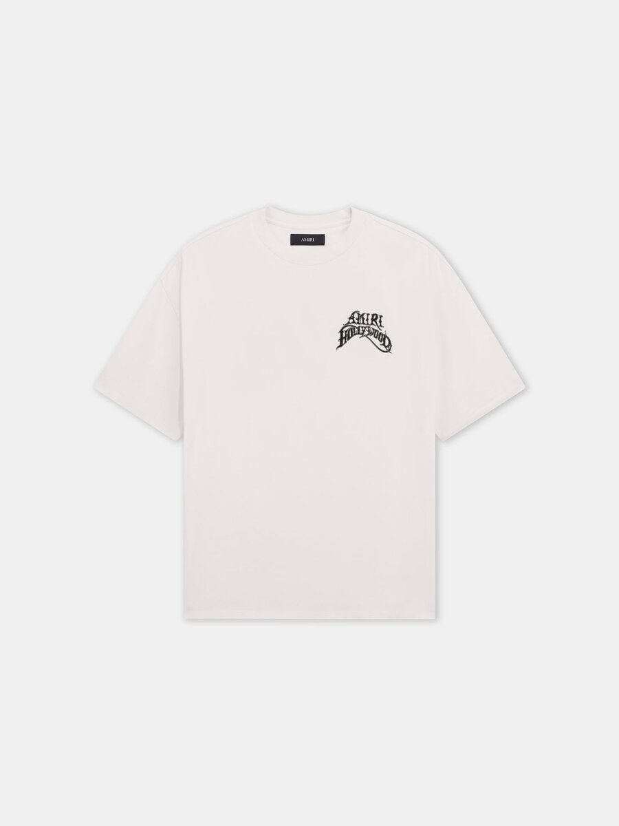 AMIRI HOLLYWOOD LIGHTWEIGHT JERSEY SKATE TEE