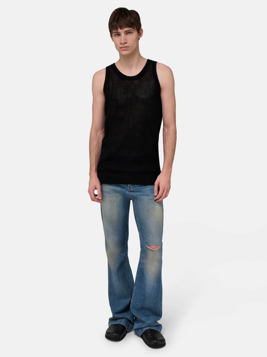 AMIRI KNIT MESH TANK