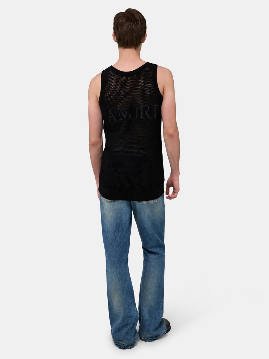 AMIRI KNIT MESH TANK