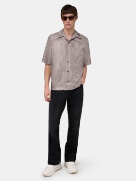 AMIRI SCRIPT BOWLING SHIRT