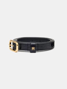 CROC EMBOSSED 2CM BELT
