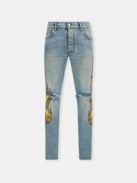 FLAMES EMB SKINNY JEAN