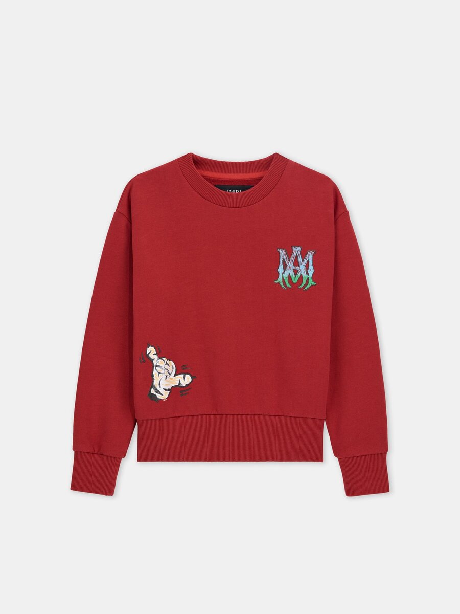 KIDS' AMIRI TIGER CREW