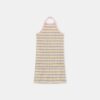 KIDS' MA STRIPE HALTER DRESS