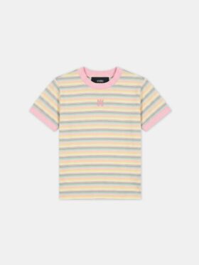 KIDS' MA STRIPED RINGER TEE
