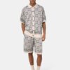 MA QUAD CHECK MESH KNIT SHIRT