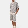 MA QUAD CHECK MESH KNIT SHIRT