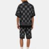 MA QUAD CHECK MESH KNIT SHIRT