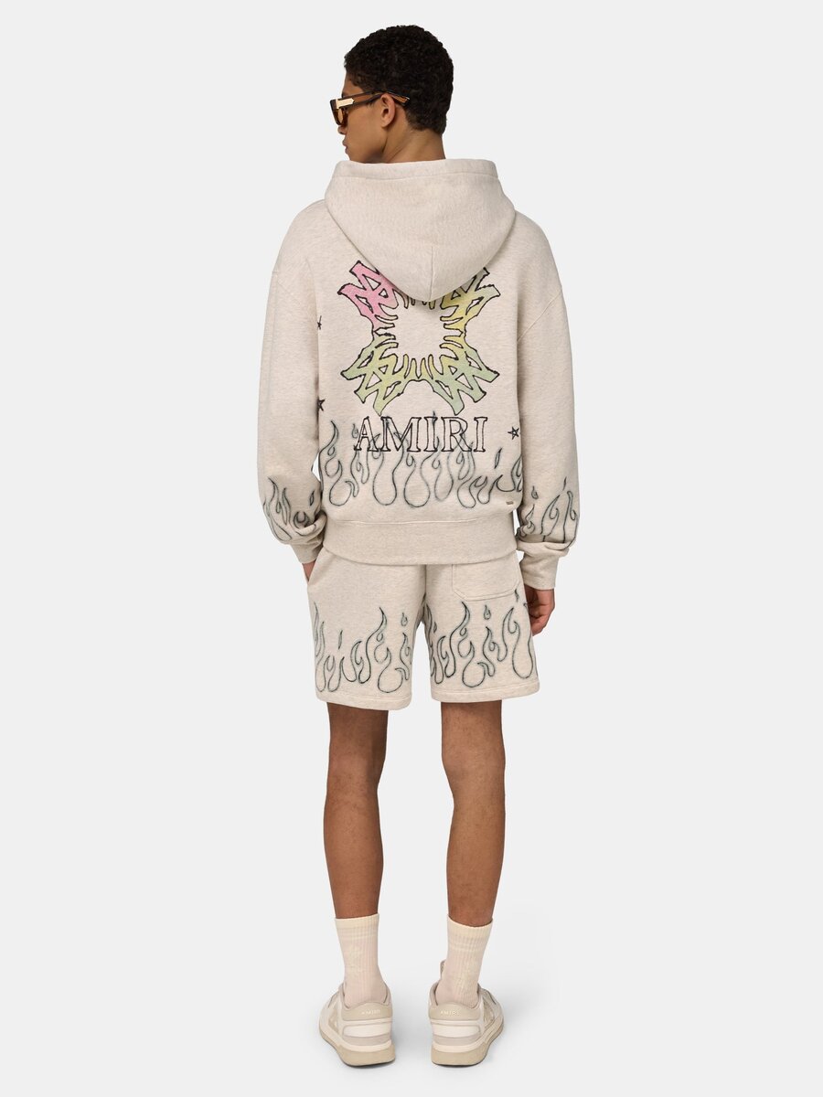 MA QUAD FLAMES OVERSIZED HOODIE