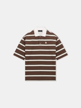 MA STRIPED OVERSIZED POLO
