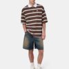 MA STRIPED OVERSIZED POLO
