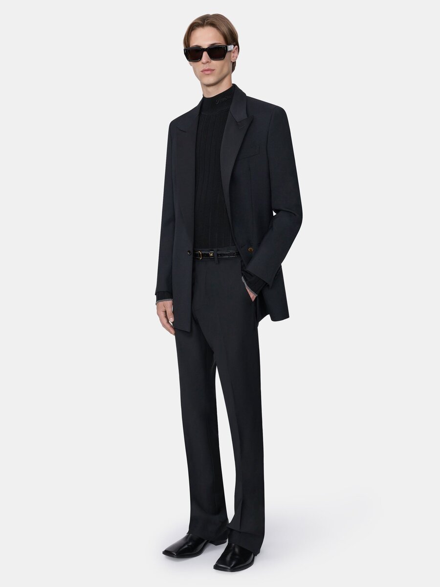 SINGLE-BREASTED TUXEDO JACKET