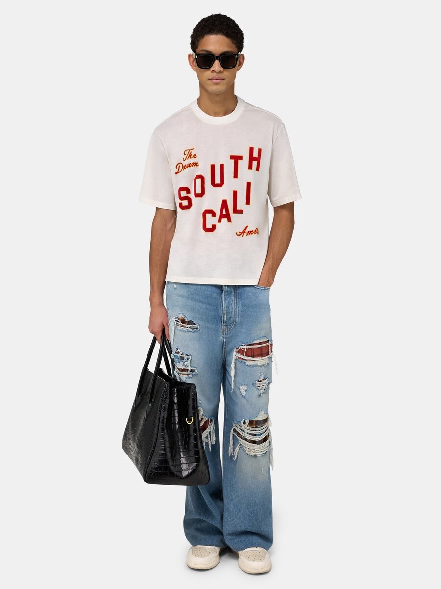 FLANNEL REPAIR BAGGY JEAN