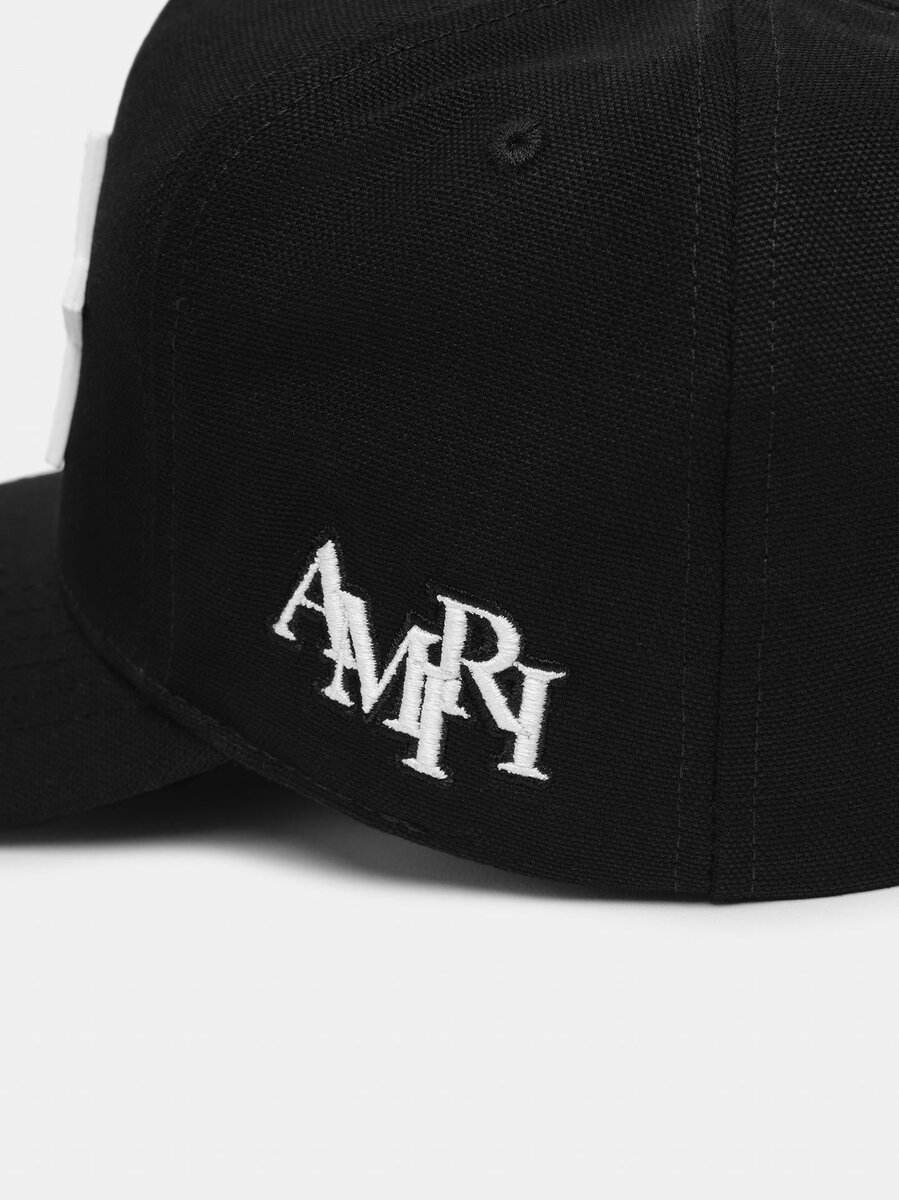 THREE STAR STAGGERED AMIRI FULL CANVAS HAT