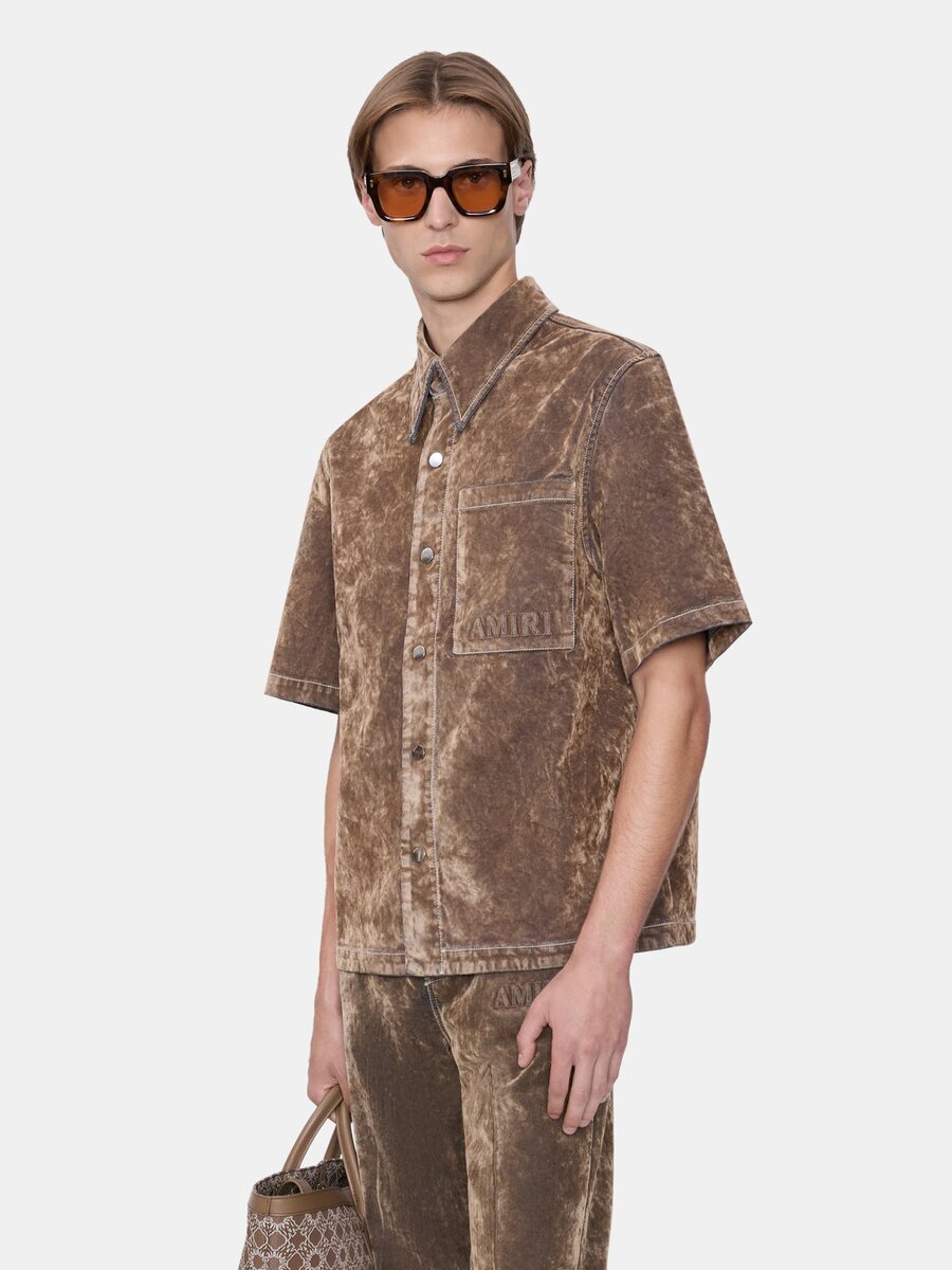 VELVET CAMP SHIRT
