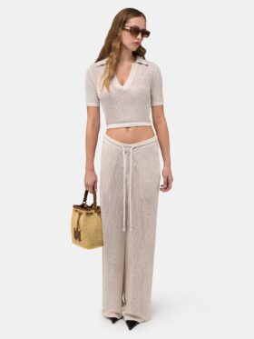 WOMEN’S AMIRI CROCHET MESH PANT
