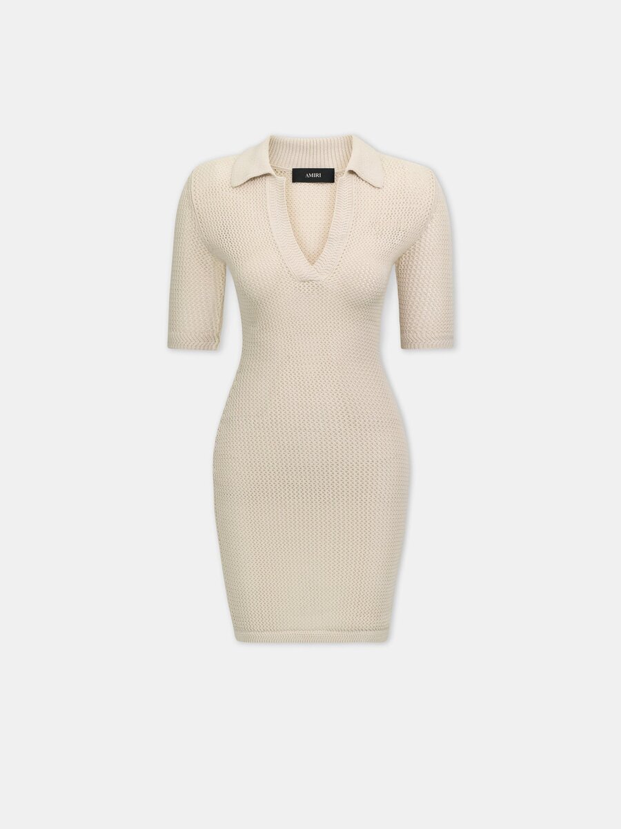 WOMEN'S AMIRI CROCHET MINI DRESS