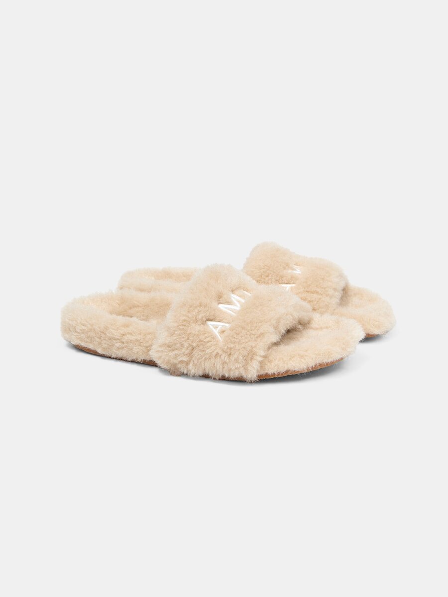 WOMEN'S AMIRI SHEARLING SLIDE
