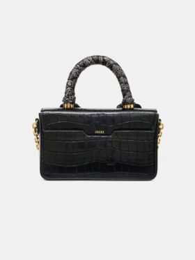 WOMEN’S CROC EMBOSSED LONG MA BAG