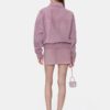 WOMEN'S CROC SUEDE MINI SKIRT