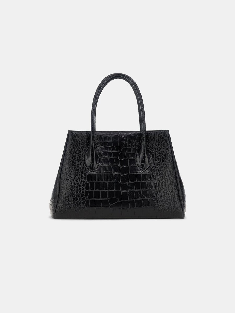 WOMEN'S EMBOSSED CROC HONEY 40 TOTE