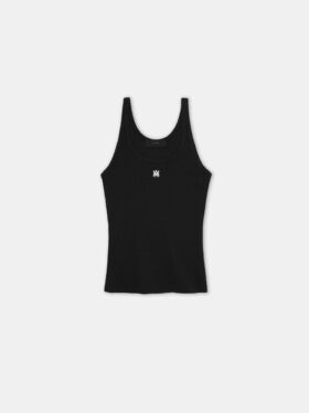 WOMEN'S MA EMBROIDERED RIBBED TANK