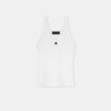 WOMEN'S MA EMBROIDERED RIBBED TANK