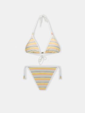 WOMEN'S MA MULTI STRIPE BIKINI SET