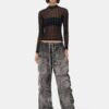 WOMEN'S MA QUAD FLOCKED TOP