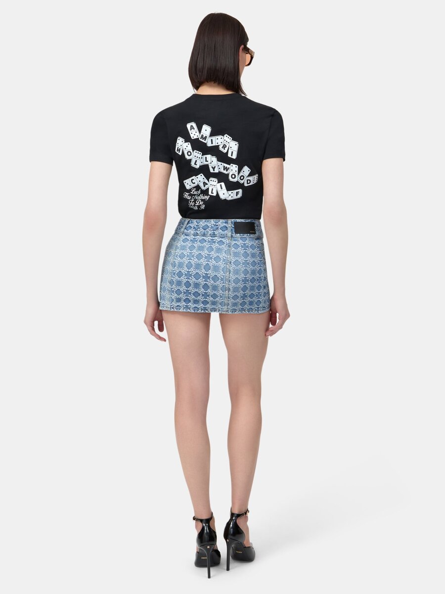 WOMEN'S MA QUAD JACQUARD MINI SKIRT