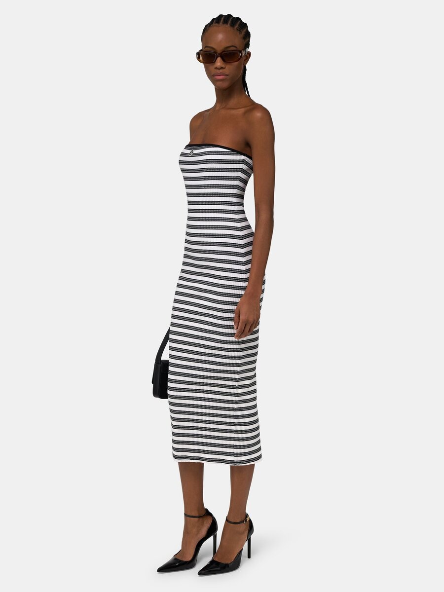 WOMEN'S MA STRIPED MAXI DRESS