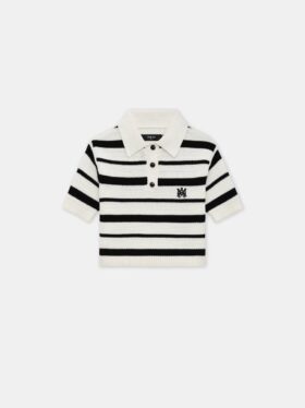 WOMEN'S MA STRIPED POLO