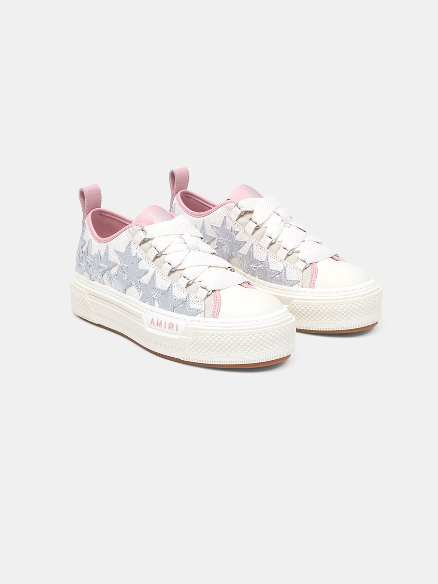 WOMEN'S METALLIC STARS COURT LOW