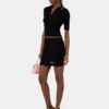 WOMEN'S SCRIPT RIB KNIT SS POLO
