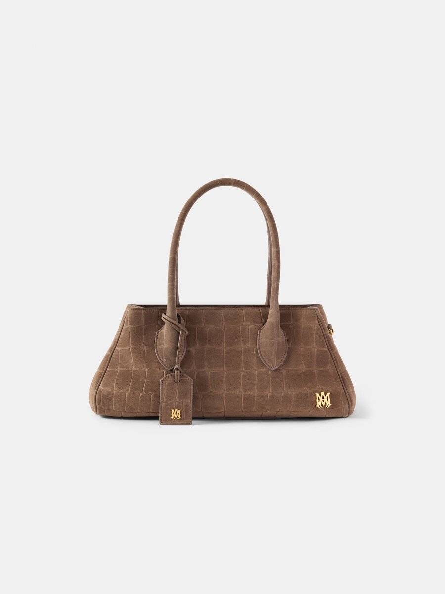 WOMEN'S SUEDE CROC HONEY 40 SHOULDER